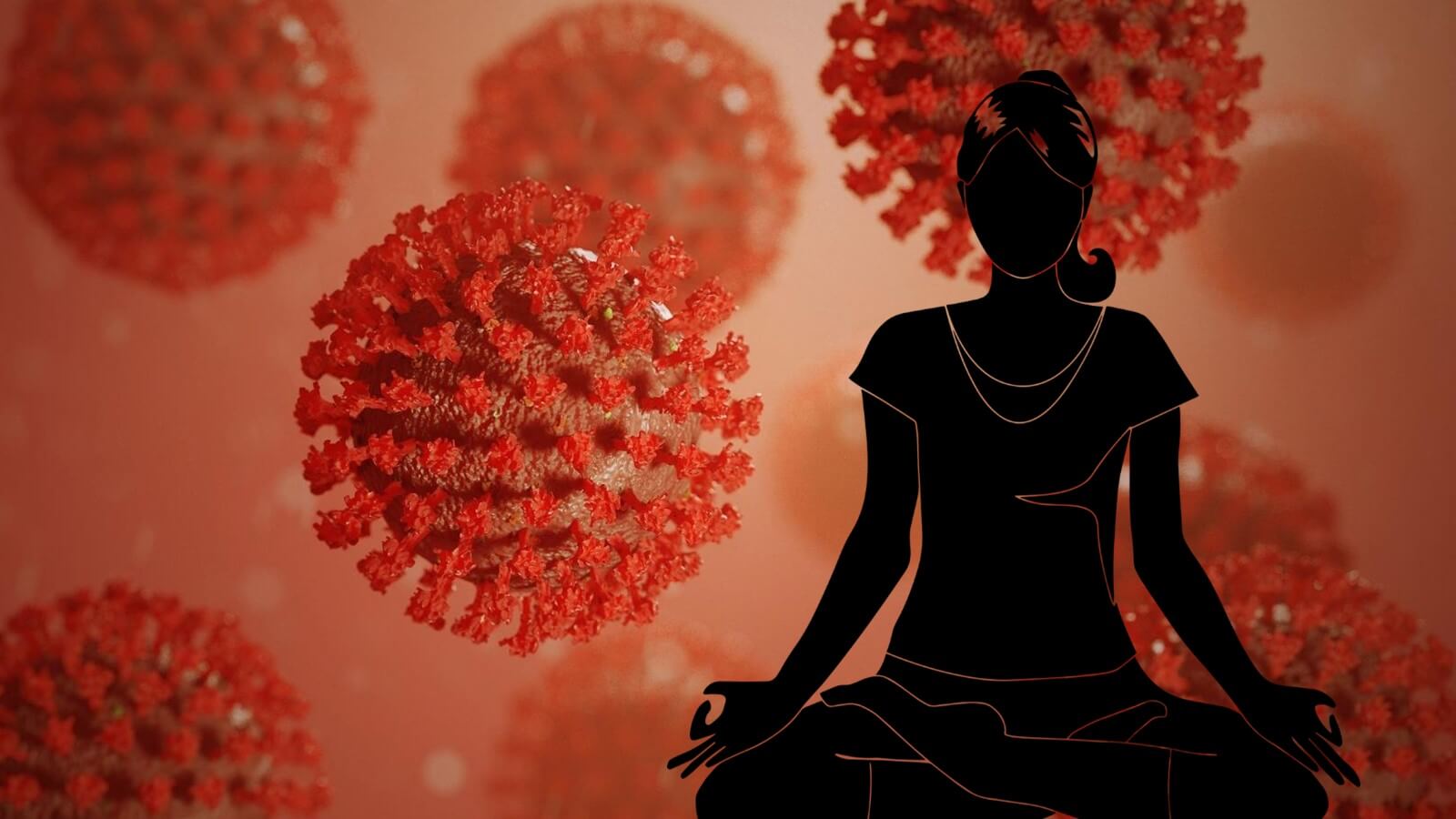 Prática de meditação durante pandemia de coronavírus